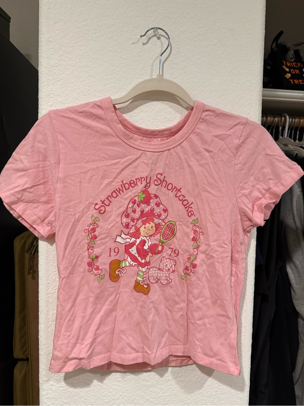 Strawberry Shortcake Pink Graphic Short-Sleeve Tee